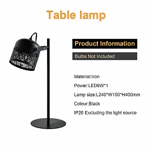 Настільна LED лампа LQWELL Retro Palace Style E27 металева synthetic.ua - Фото 1