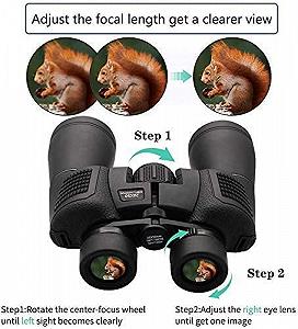 Телескоп Low Light Night Vision Wasserdichtes HD-Fernglas, 20 x 50 Fernglas для взрослых с линзой BAK4 FMC synthetic.ua - Фото 1