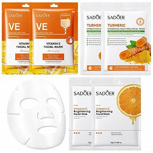 Маска Гелева Вітамін С, Глиняна (Пакування 6 шт.) - Фото 1