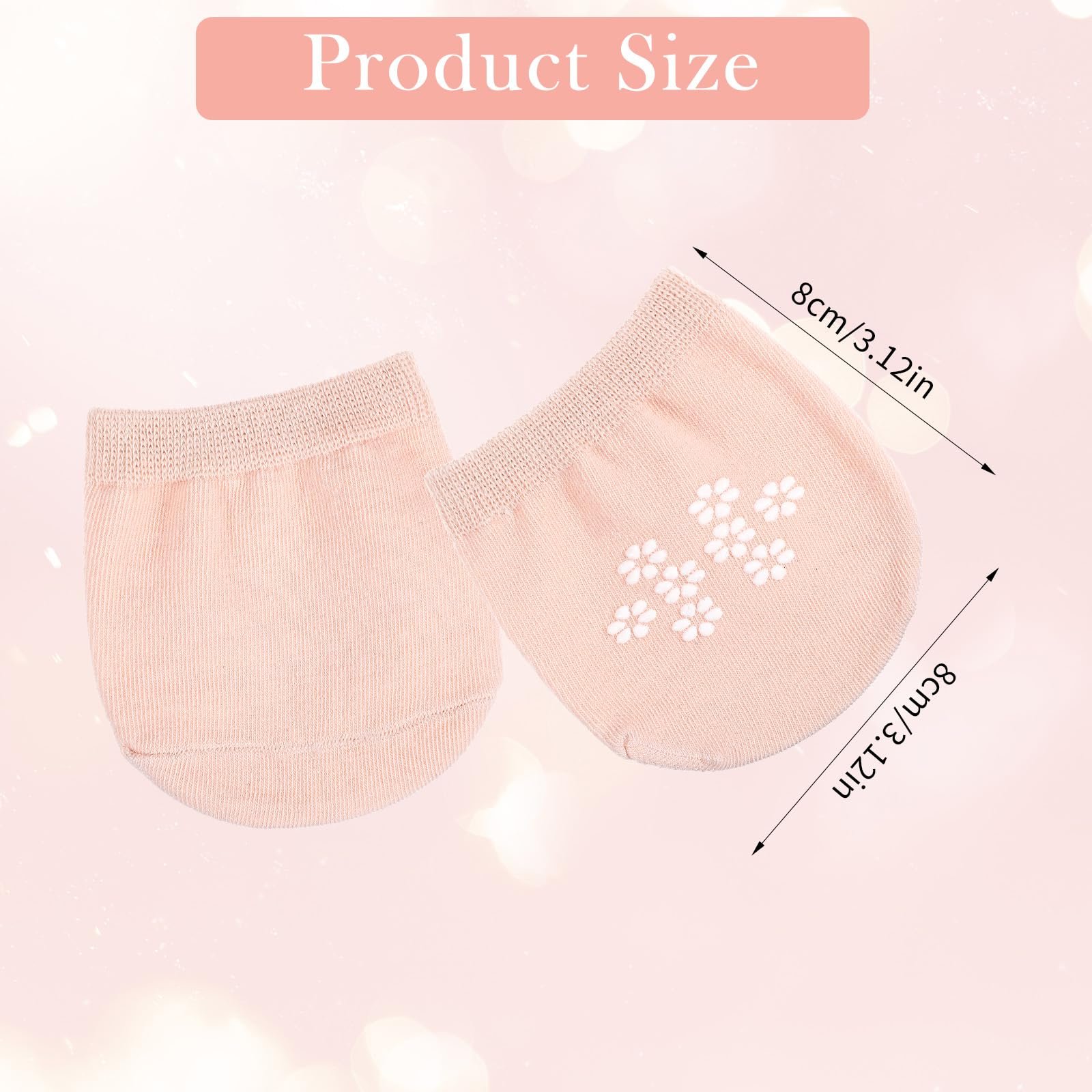 Женские носки с пальцами, укороченные, для мюлей, невидимые, нескользящие, хлопковые, бесшовные для клогов, 8 пар, фото №2