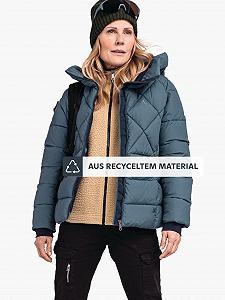Куртка Schöffel Damen Ins Jacket Boston L, теплая зимняя куртка из переработанных материалов, легкая стеганая куртка с капюшоном, ветронепроницаемая и водоотталкивающая synthetic.ua - Фото 1