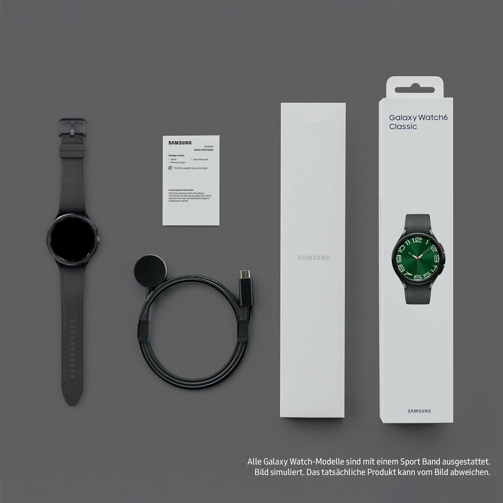Смарт-годинник Samsung Galaxy Watch6 Classic 47 мм, чорний, фото №5
