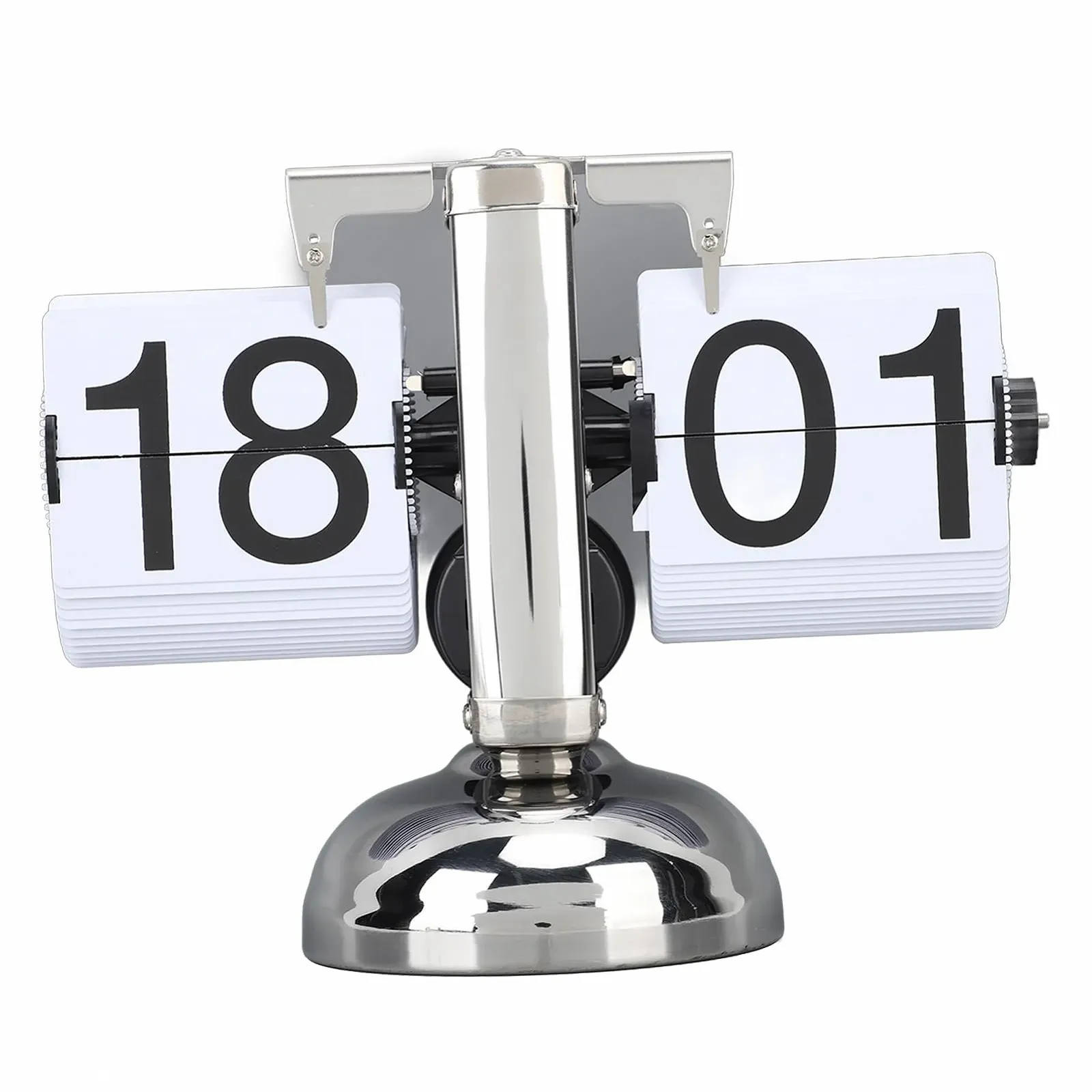 Механические перекидные часы PODSJD, стиль ретро-минимализм, нержавеющая сталь 304, работающие от батареек, ультра роскошный дизайн, регулируемое время, для домашнего офиса, учебной комнаты (Тип 3), фото №9