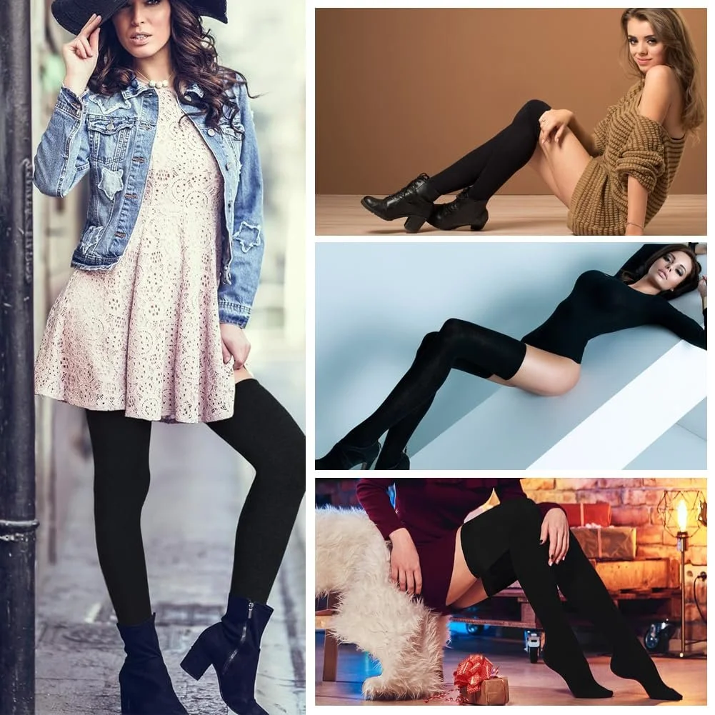 Жіночі гольфи вище колін, Бавовна, 90 см, фото №7 Жіночі гольфи вище колін, Бавовна, 90 см, фото №7