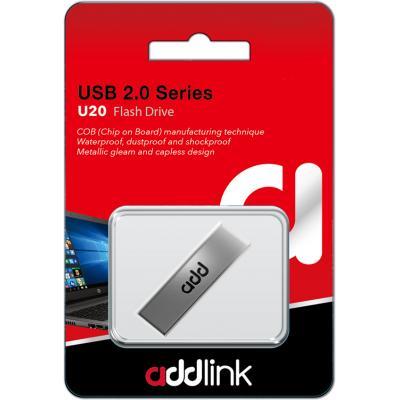 USB флеш-накопитель AddLink 64GB U20 Titanium 2.0 ad64GBU20T2, фото №3