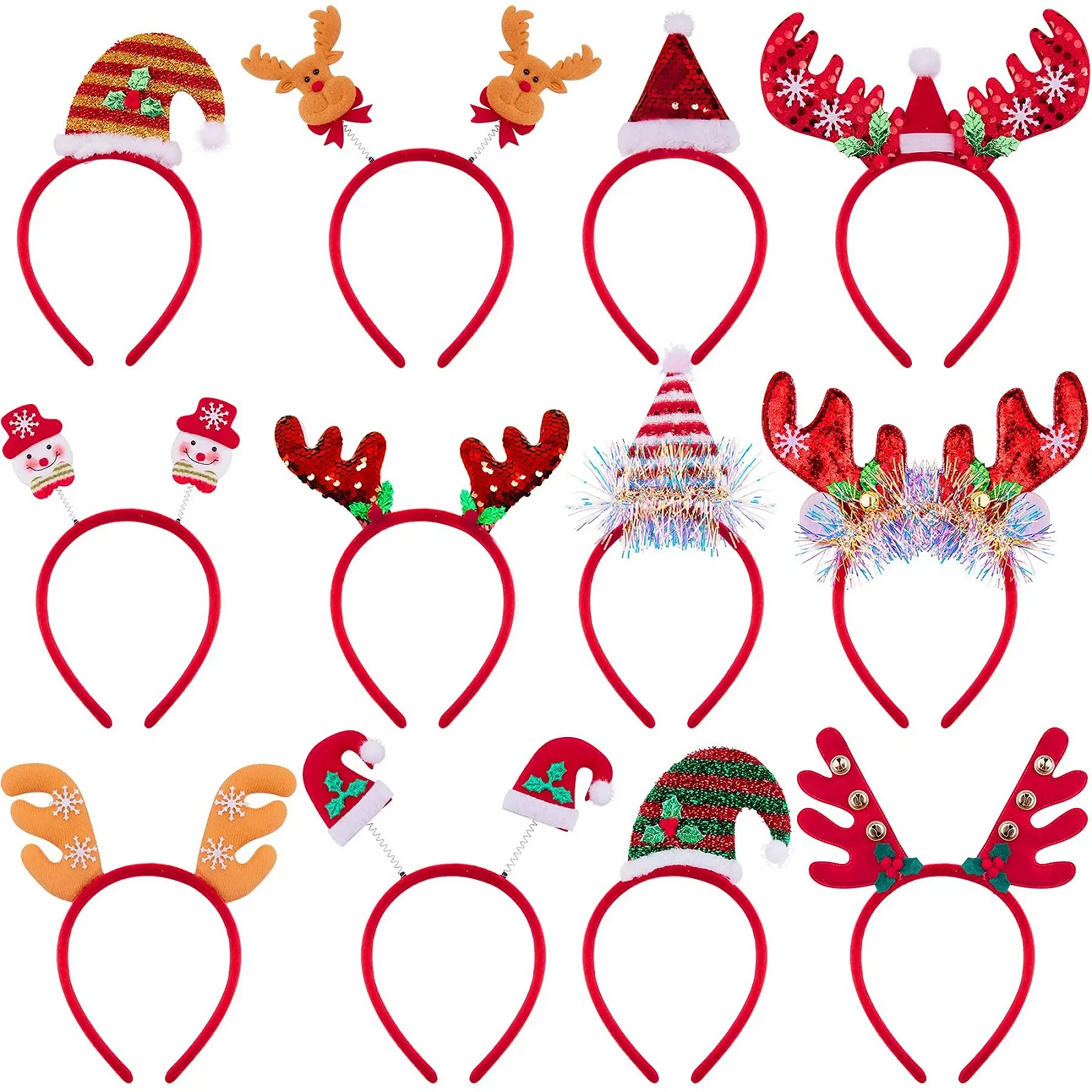 Обруч BQTQ Рождественский, 12 шт, фото №1