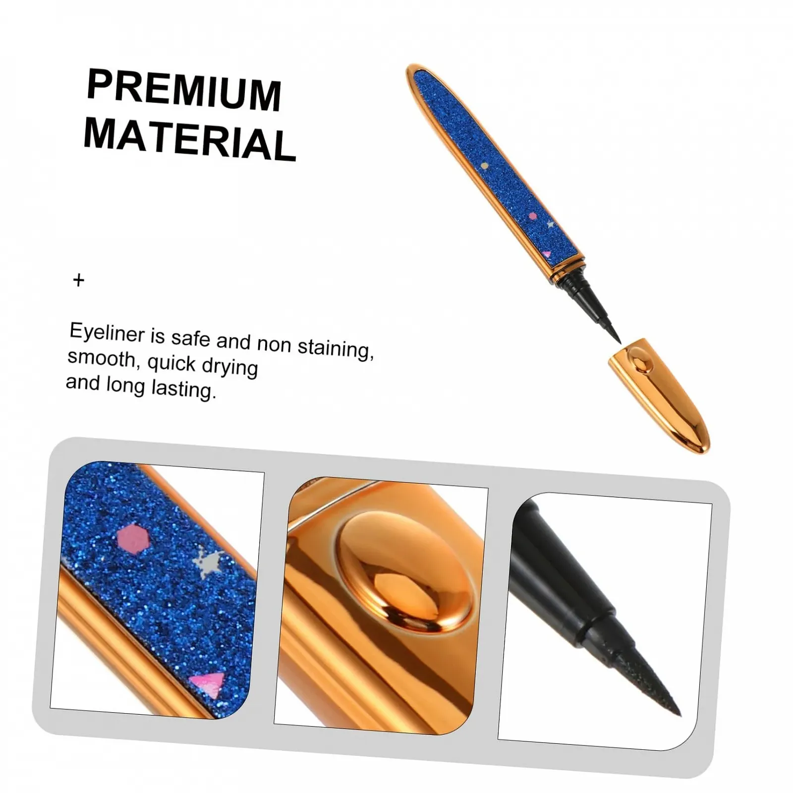 Підводка minkissy самоклеюча, матова, натуральна, чорна, фото №4