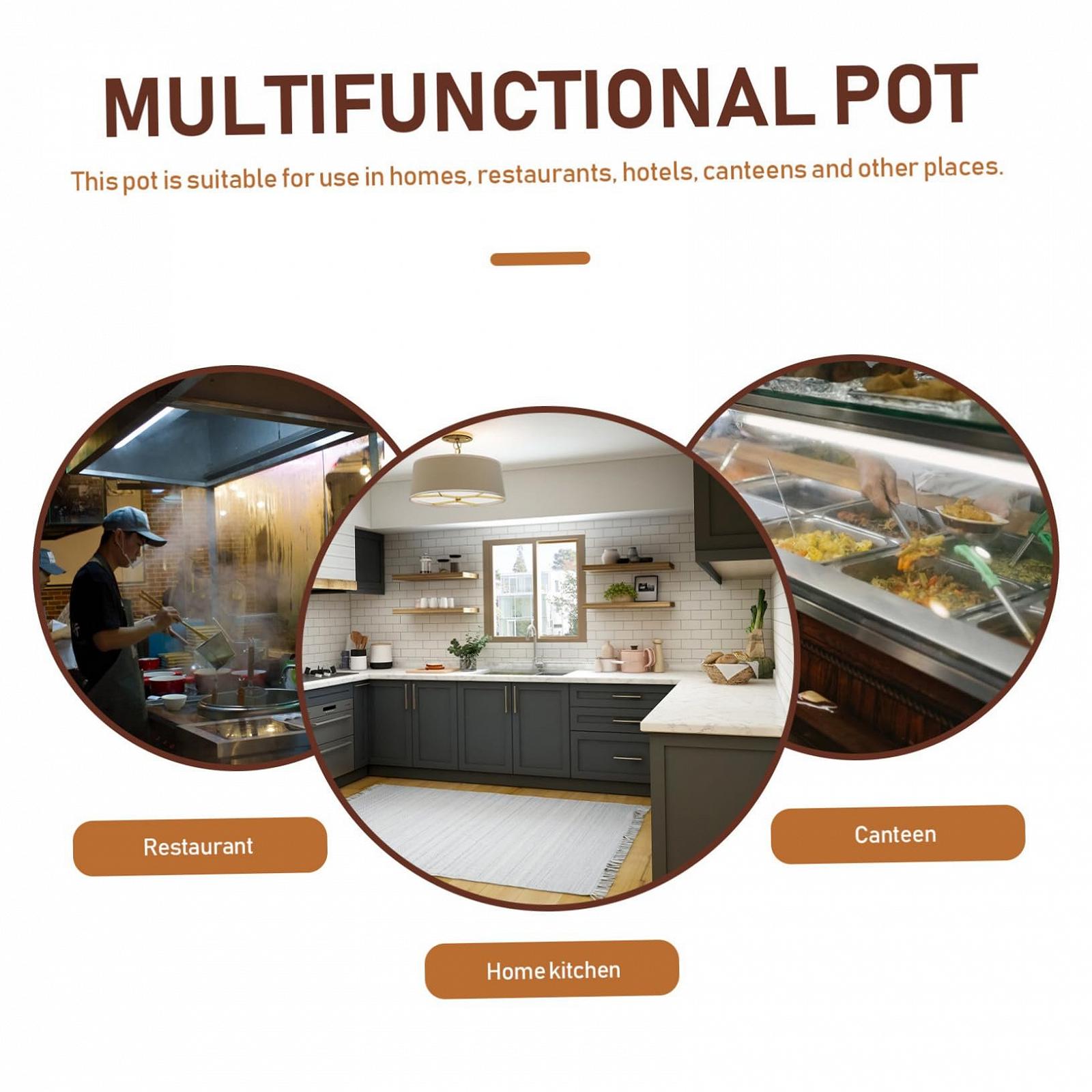 Керамическая кастрюля с крышкой для 1 человека, глазурованная, устойчивая к царапинам, с вентиляционным отверстием для риса, фото №7
