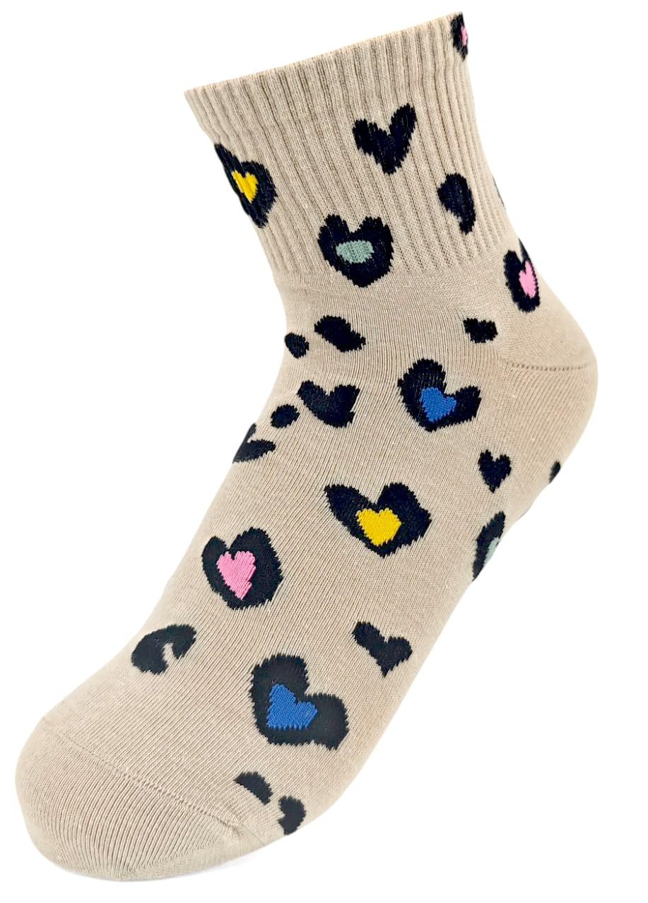 Носки styleBREAKER с леопардовым узором, Размер 39-42, фото №1