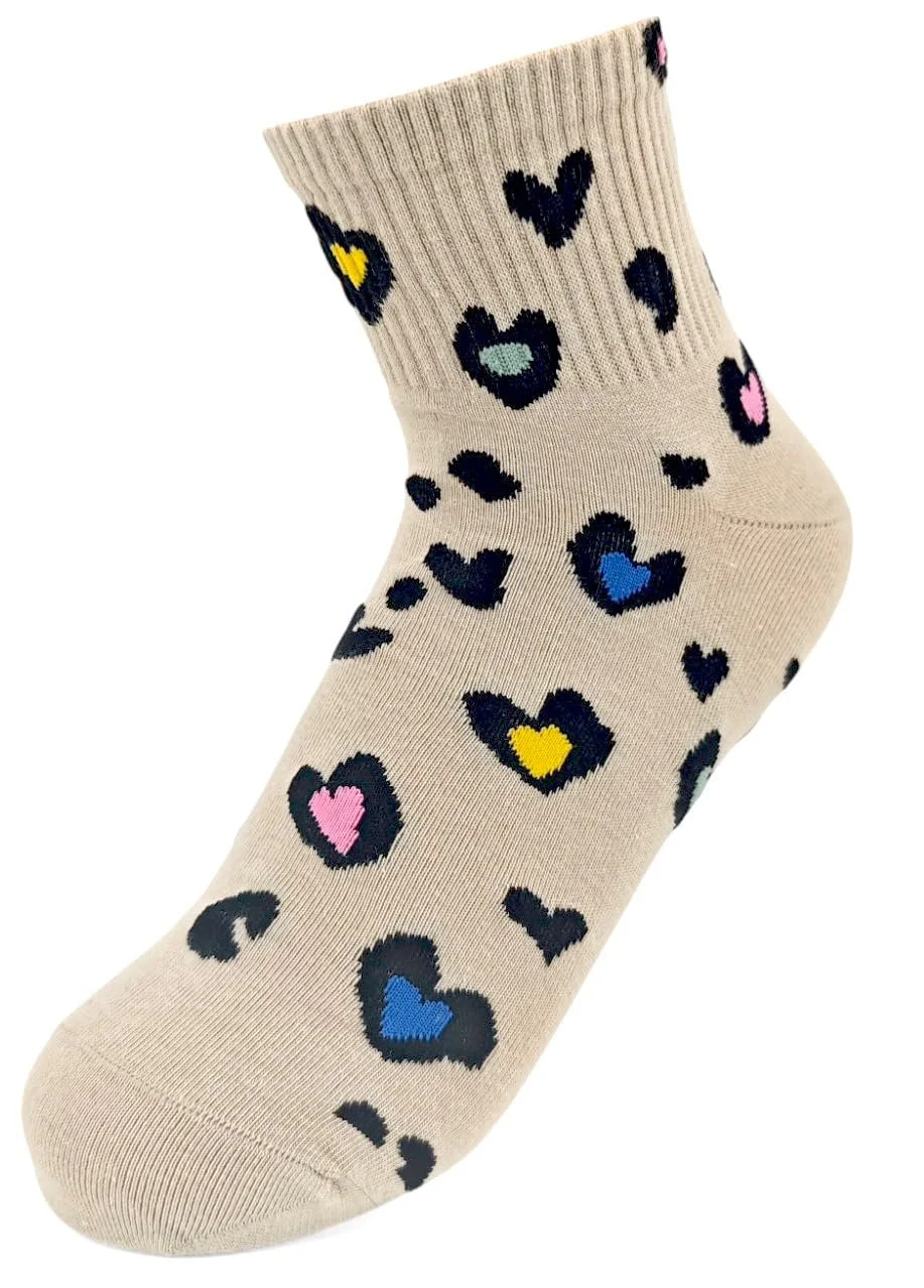 Шкарпетки styleBREAKER з леопардовим візерунком, Розмір 39-42, фото №1