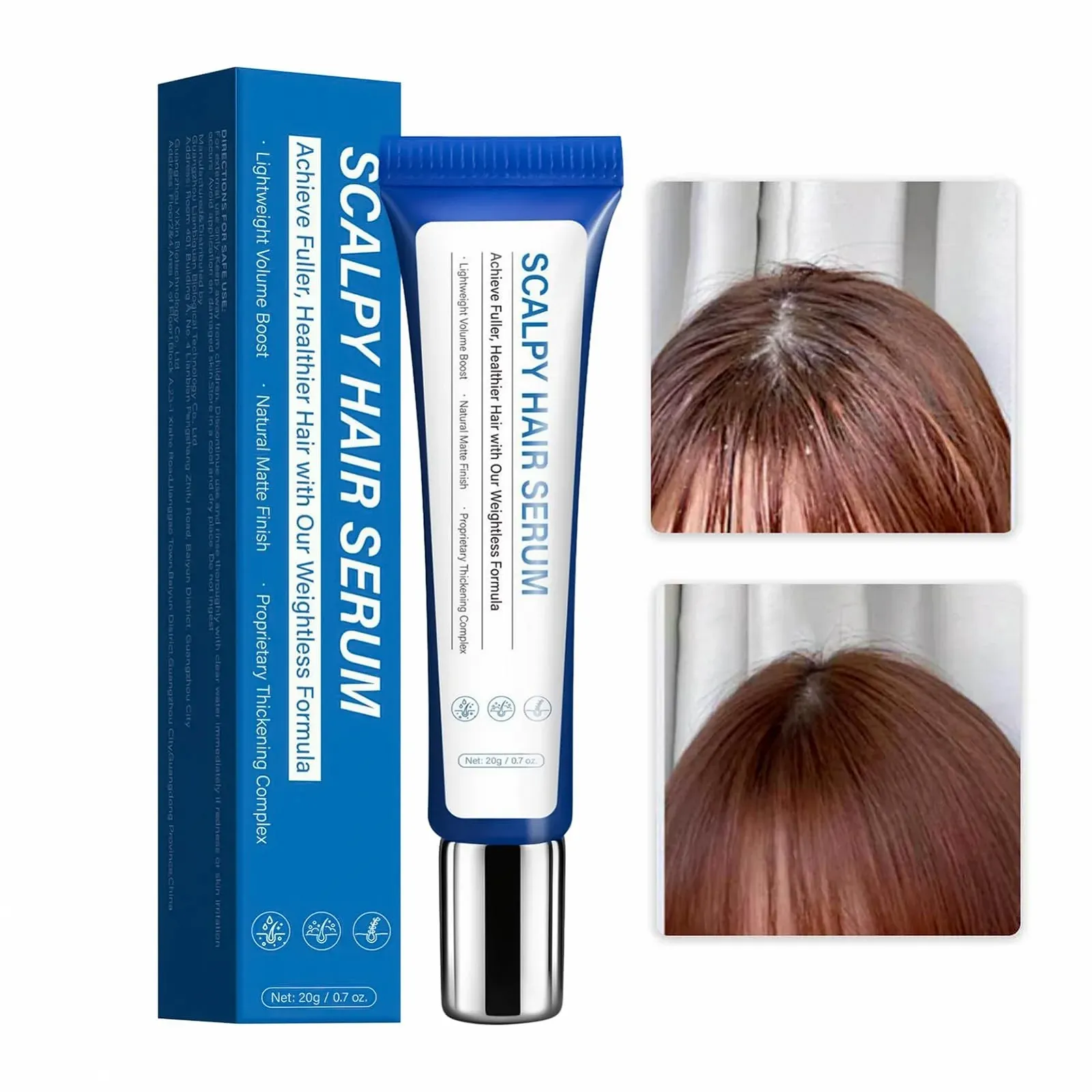 Сироватка для росту волосся, засоби для шкіри голови, рідина для відновлення росту, фото №9