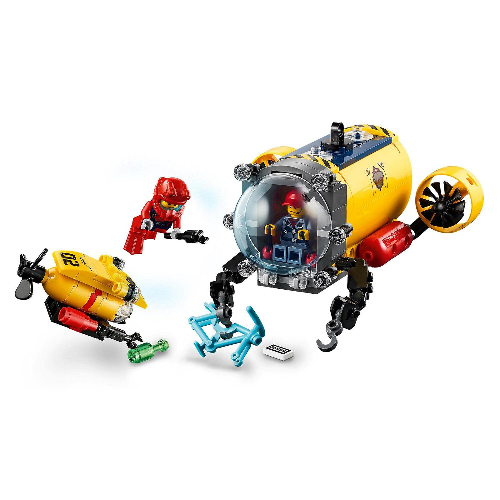 Конструктор LEGO City 60265 Підводна дослідницька база Пригоди на морському дні Іграшка для дітей, фото №4