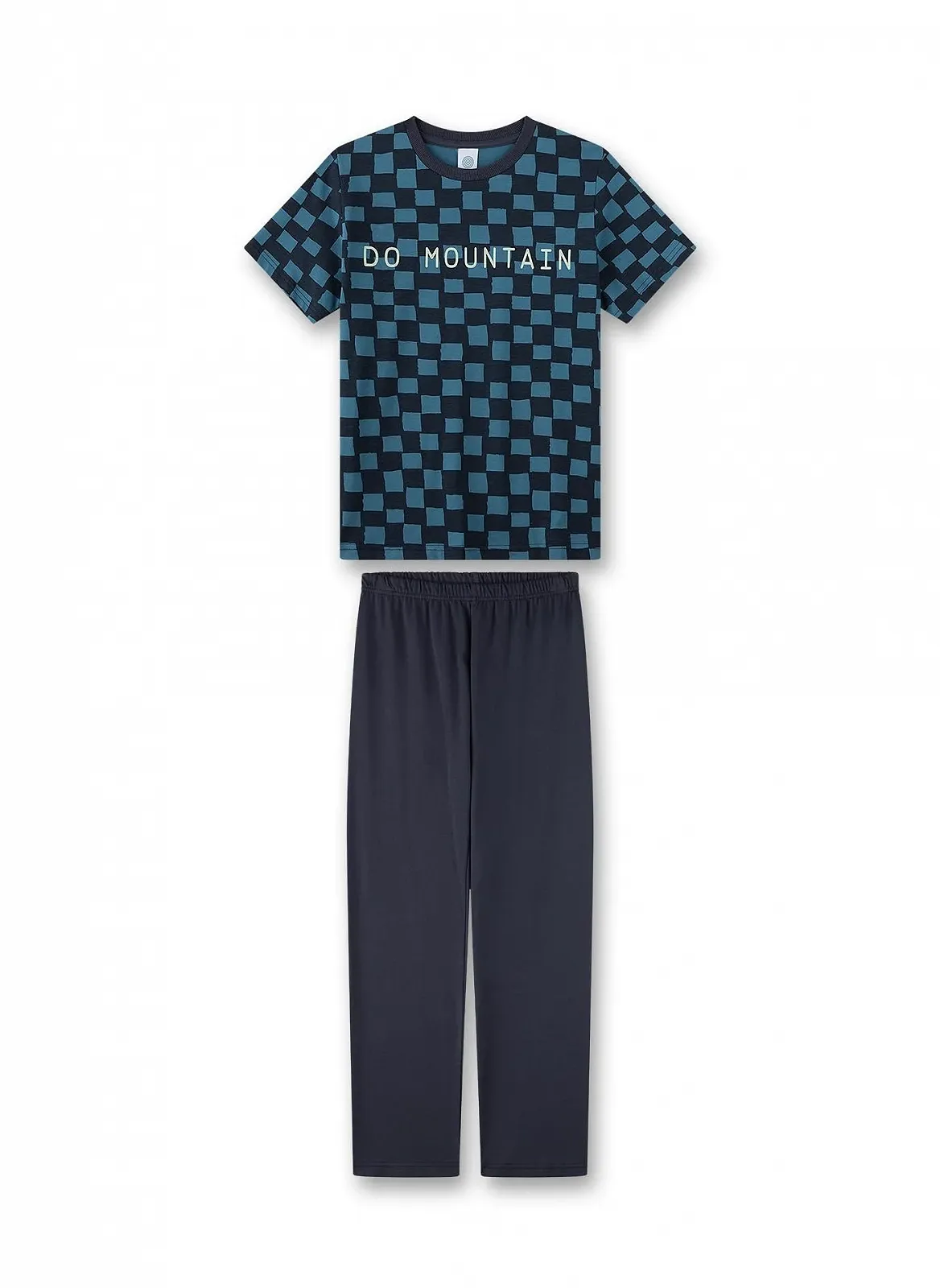 Комплект піжамний Sanetta для хлопчиків, шорти, синій, фото №1