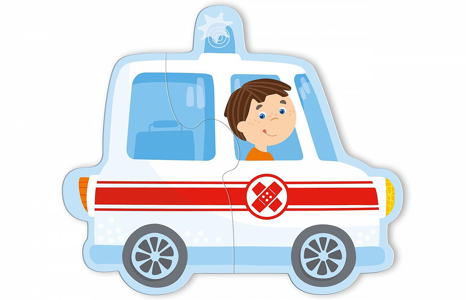 Пазл HABA My First Puzzles Emergency Vehicles 306525 от 2 лет, фото №5