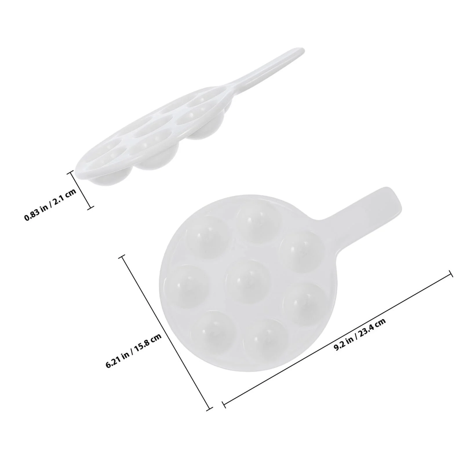 Форма для запікання равликів VANZACK біла з тонкої порцеляни керамічна з нековзним дном жаростійка, фото №2