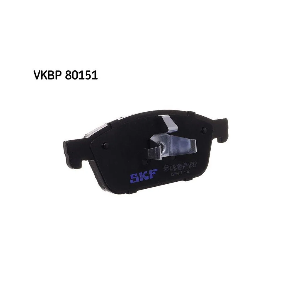 Комплект гальмівних колодок дискового гальма SKF VKBP 80151 для FORD передній міст, фото №1