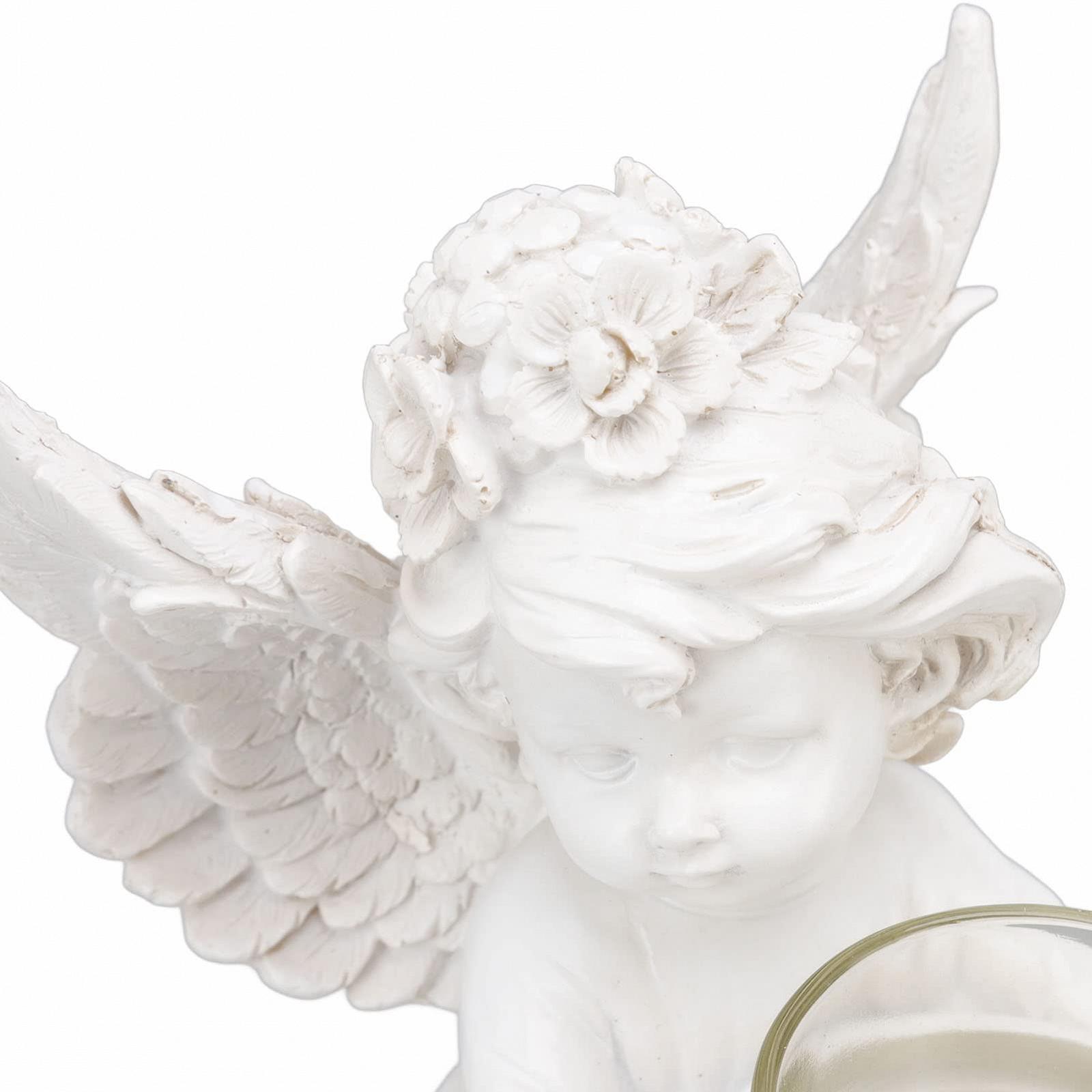 Подсвечник Aladeno Angel Resin 7.09 x 3.94 x 4.72 дюймов Левый тип, фото №5