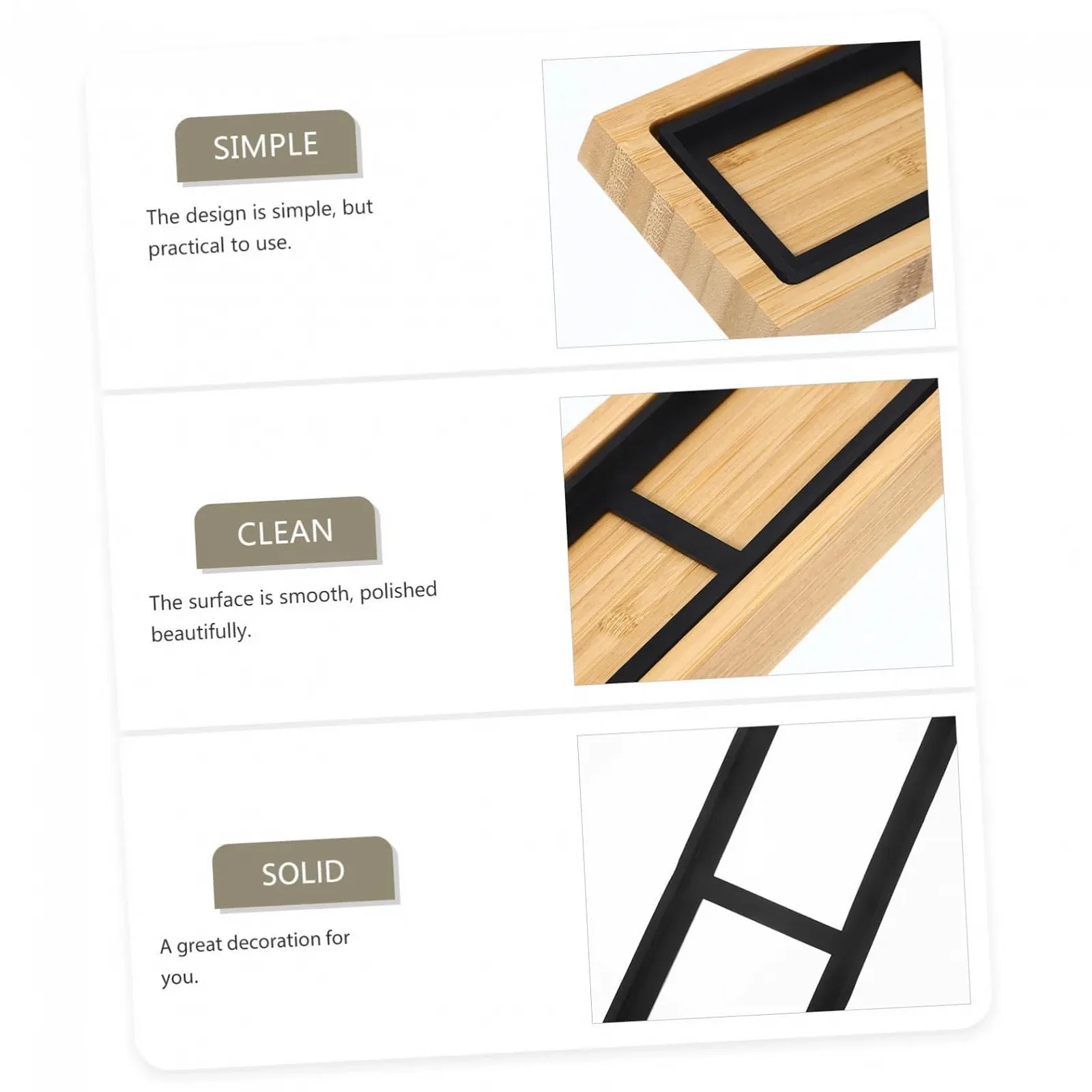 Тримач для точильного каменю Uonlytech дерев'яний з нековзною силіконовою основою, фото №6