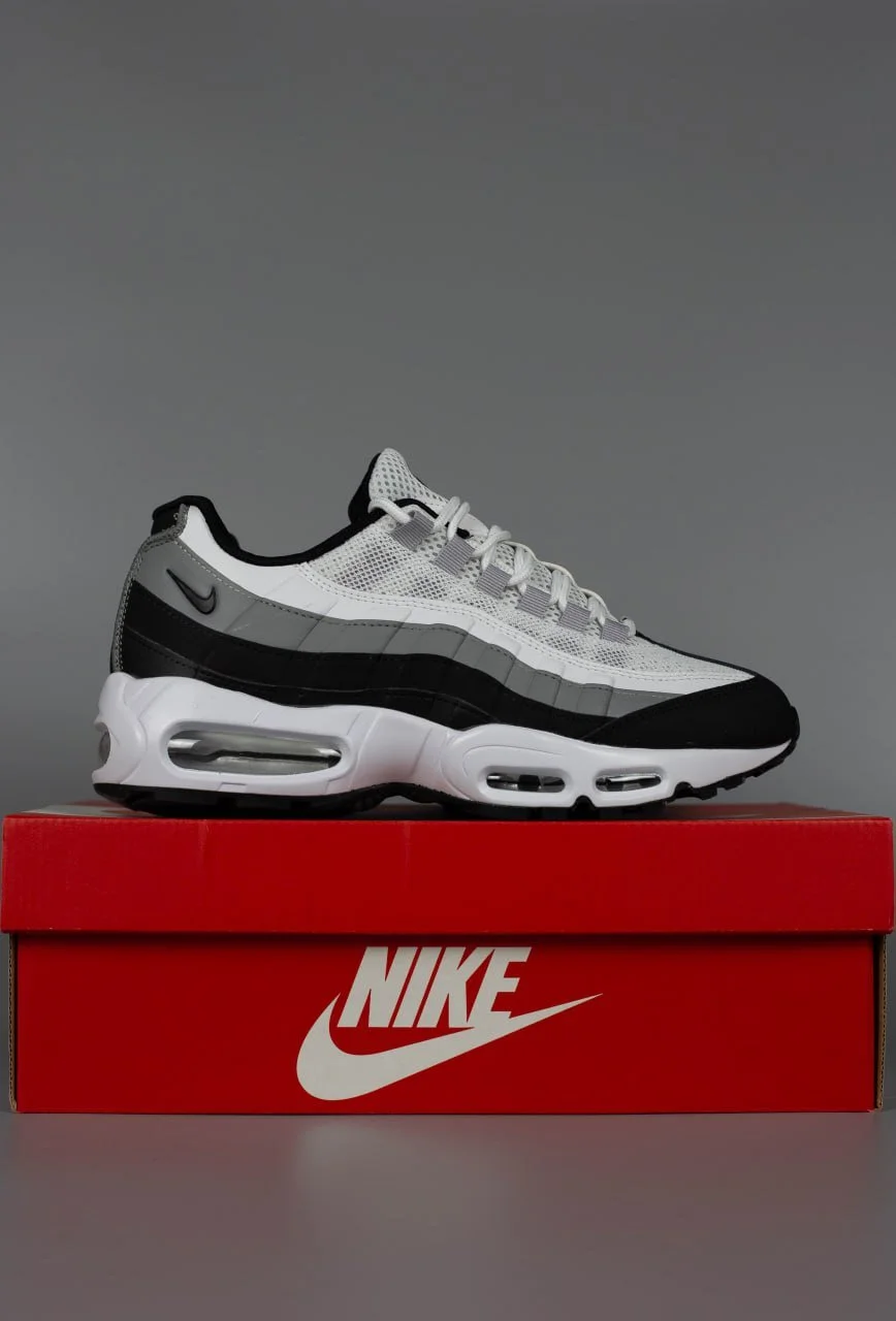 Мужские кроссовки Nike Air Max 95 White Black, фото №1