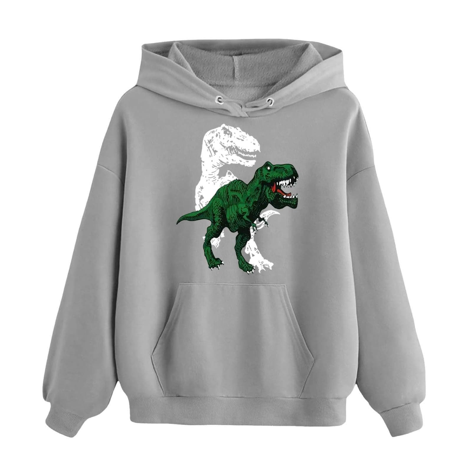 Кофта з довгими рукавами Generisch Boys Crew Neck Trucks Dinosaur, фото №4