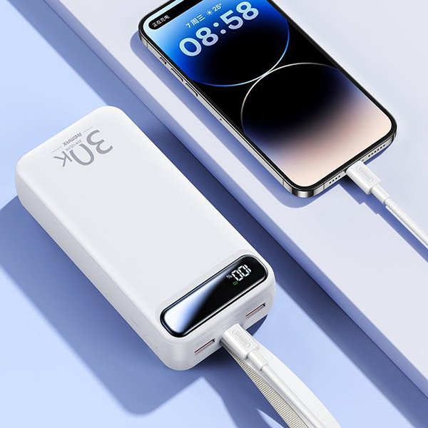 Павербанк Remax Bole RPP-522, 22.5W, 30000 мАг, білий, фото №5