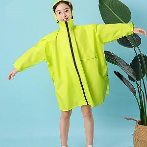 Детский дождевик Без бренда Водонепроницаемый с капюшоном Длинный рукав Дышащий для девочек мальчиков для походов и кемпинга Прочный Многоразовый Дождевой Пончо для детей synthetic.ua - Фото 1
