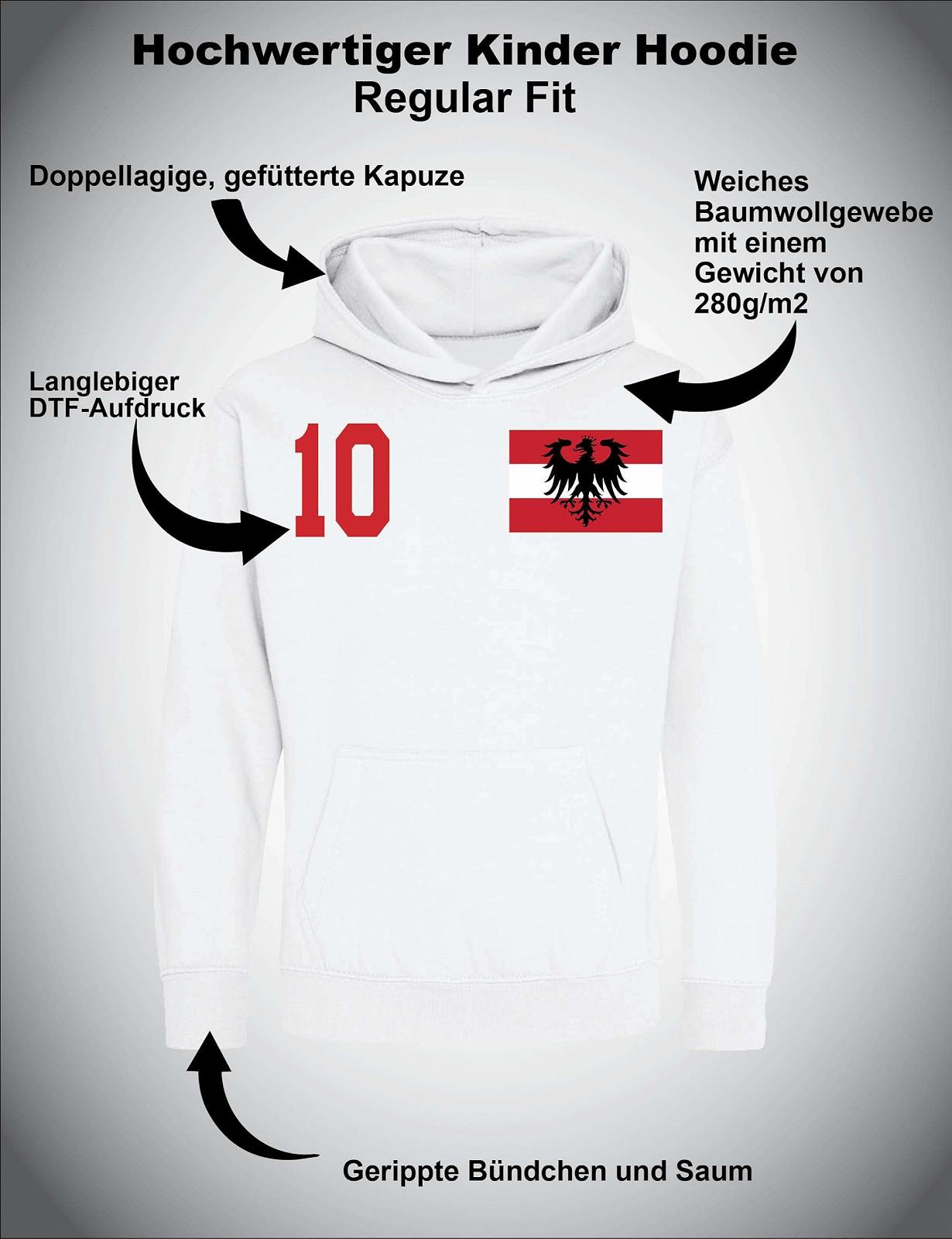 Дитяче худі Austria Jersey для хлопчиків і дівчаток - Персоналізоване, фото №3