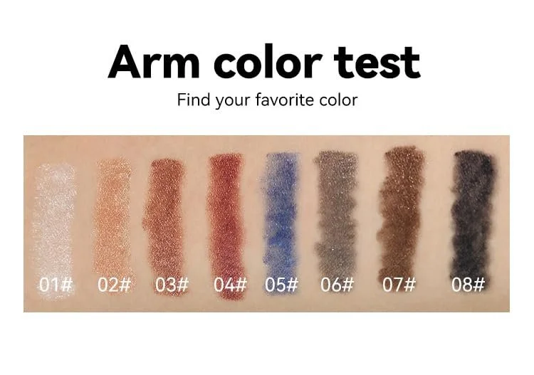 Олівець Тіні для повік Перламутровий Стійкий сяючий, фото №4