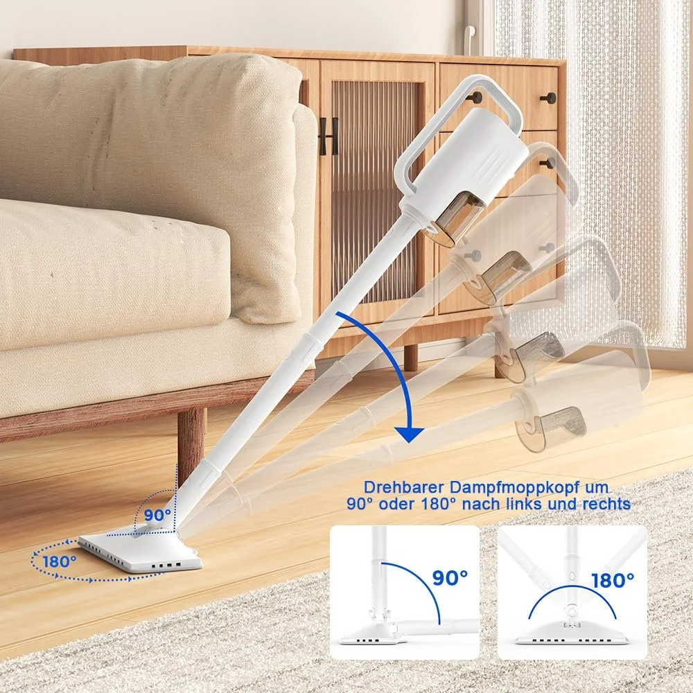 Вертикальний пароочисник Upright Steam Cleaner 15 s 350 ml Handheld, фото №4 Вертикальний пароочисник Upright Steam Cleaner 15 s 350 ml Handheld, фото №4