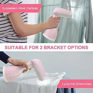 Відпарювач ручний 1500 Вт 300 мл Рожевий synthetic.ua - Фото 1