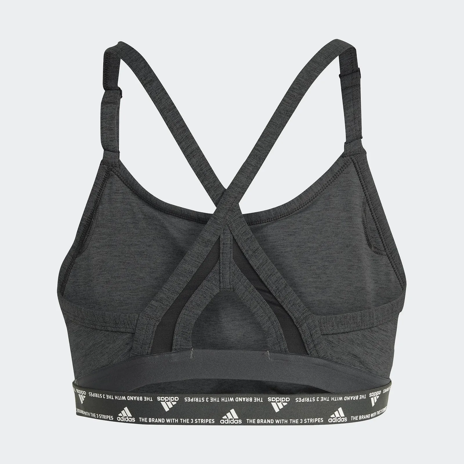 Спортивний бюстгальтер adidas Aeroreact Training Light Support з 3 смужками, фото №2 Спортивний бюстгальтер adidas Aeroreact Training Light Support з 3 смужками, фото №2