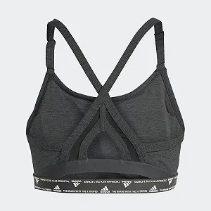 Спортивний бюстгальтер adidas Aeroreact Training Light Support з 3 смужками synthetic.ua - Фото 1