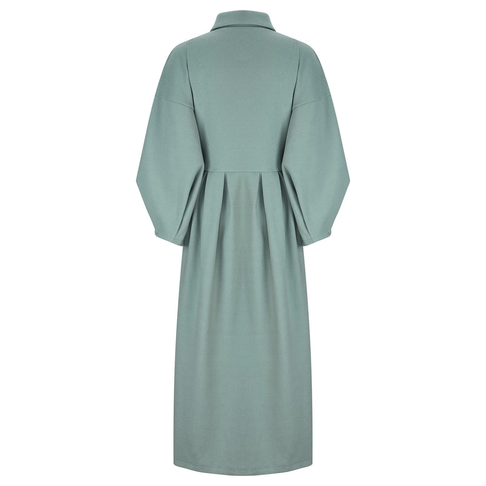 Жіноча довга куртка, елегантне двобортне, фото №5