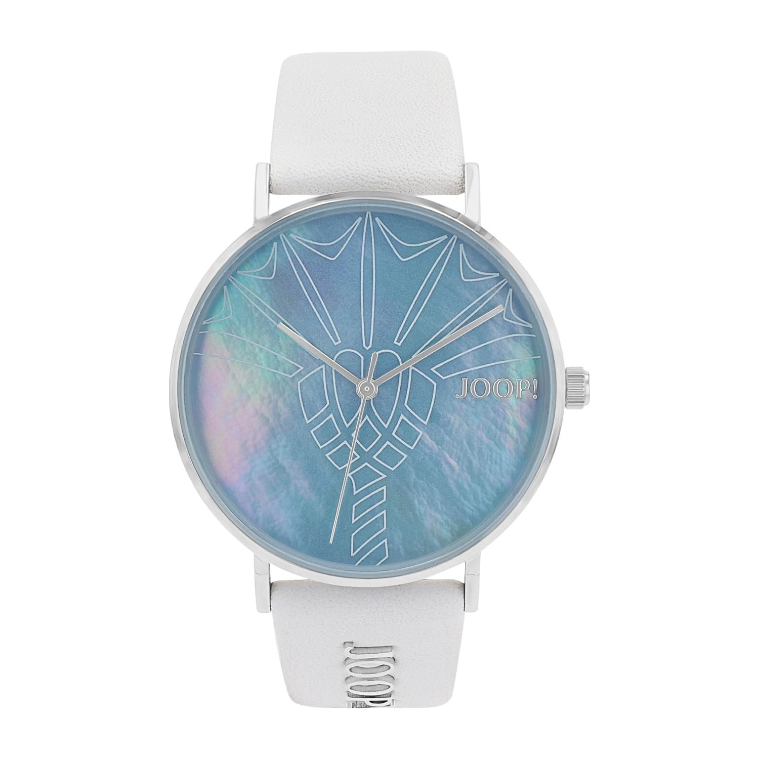 Женские кварцевые аналоговые часы Joop! 2035633 с кожаным ремешком, синий, водонепроницаемость 5 Bar, фото №1