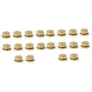 Стразы для ногтей Золотые, 20 шт - Фото 1