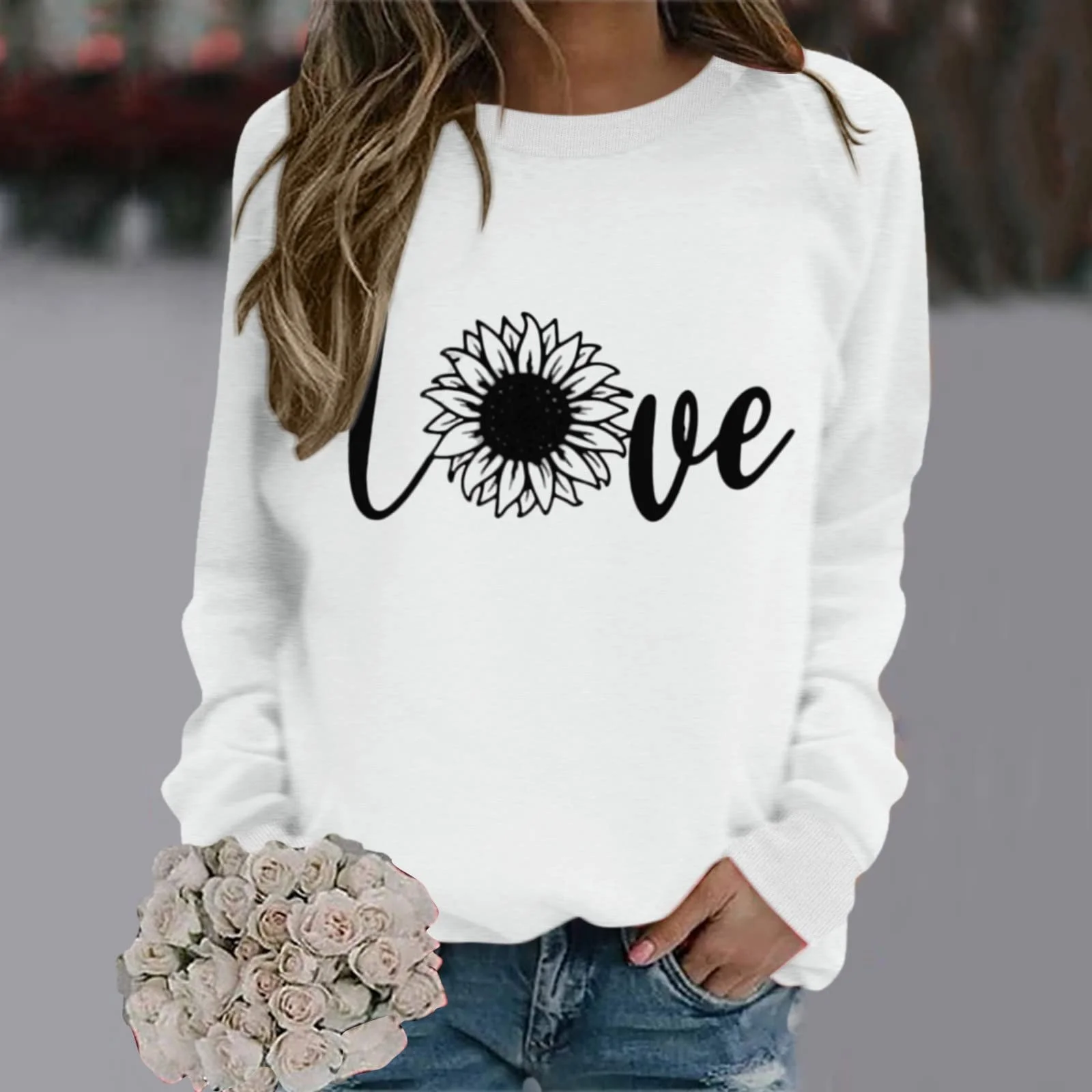 Женский свитшот ко Дню святого Валентина, фото №2