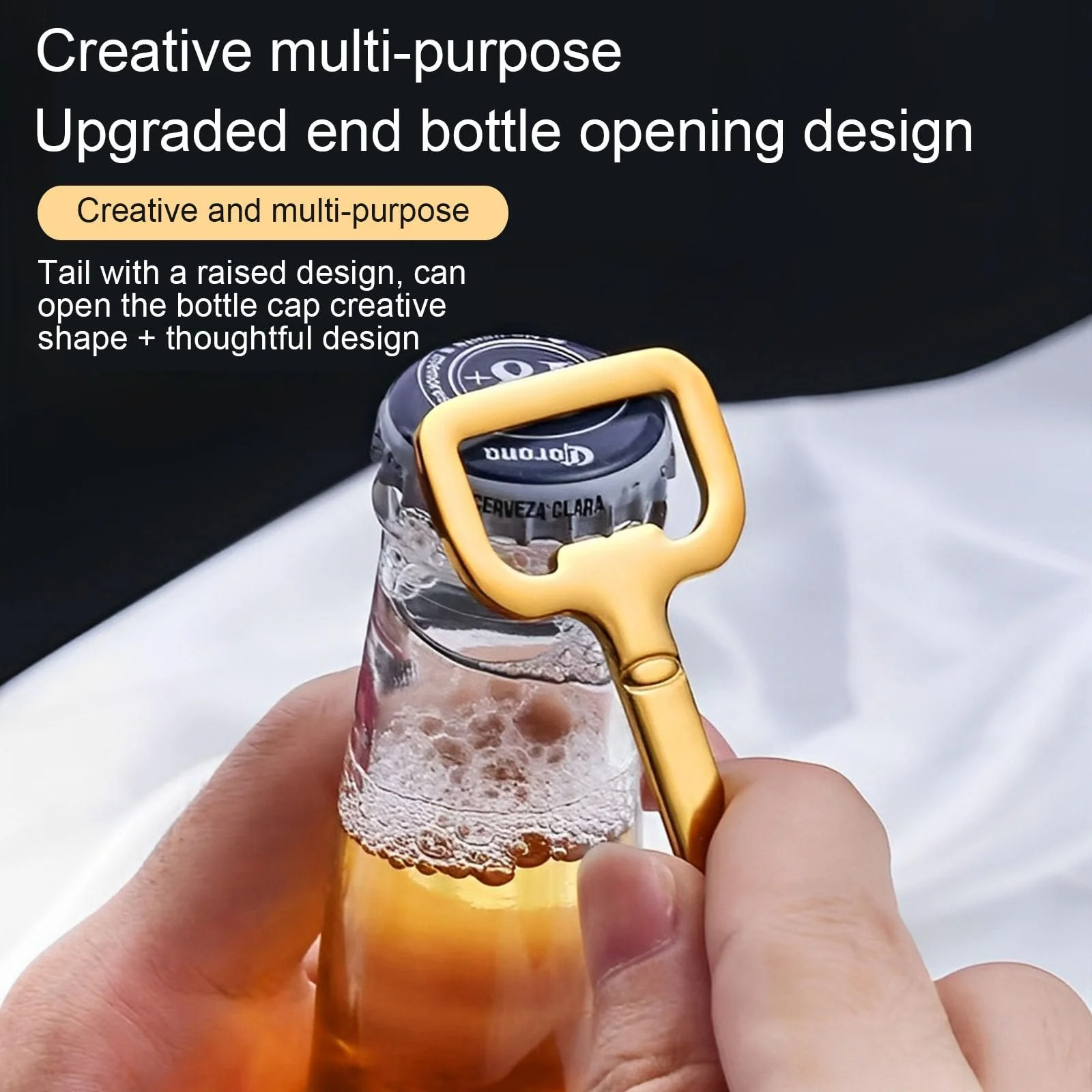 Набір з 16 десертних ложок, у формі лопати з нержавіючої сталі, фото №6