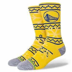 Носки Stance Golden State Warriors InfiKnit Frosted Holiday NBA Crew - Фото 1