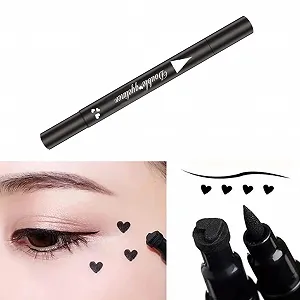 Підводка-штамп 2 в 1 Рідка водостійка з подвійним наконечником synthetic.ua - Фото 1