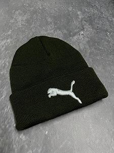Шапка трикотаж Puma хаки - Фото 1