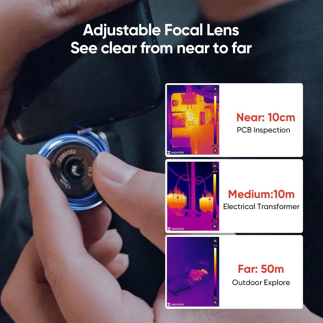 Тепловізійна камера HIKMICRO Mini2Plus 256 x 192 40mk 25Hz Чорний, фото №2