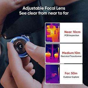 Тепловизионная камера HIKMICRO Mini2Plus 256 x 192 40mk 25Hz Черный synthetic.ua - Фото 1