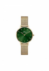 Купить Часы Daniel Wellington Petite 28 мм Double Plated Stainless Steel (316L) Золотой, Зеленый, Modern Classic - Фото 1 Часы Daniel Wellington Petite 28 мм Double Plated Stainless Steel (316L) Золотой, Зеленый, Modern Classic - Фото 1