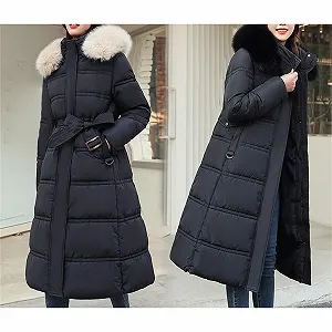 Жіноче зимове пухове пальто Тепле synthetic.ua - Фото 1