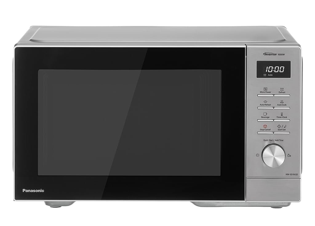 Мікрохвильова піч Panasonic NN-SD36QSEPG Solo 29 л 1000 Вт автоматичне розморожування 11 автоматичних програм таймер срібляста, фото №12