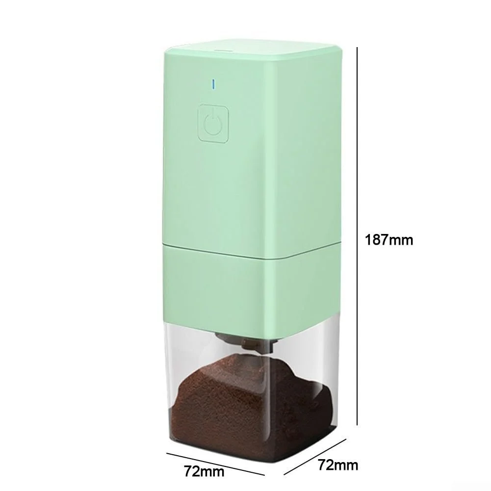 Электрическая кофемолка Zoegneer портативная для зерен, орехов, круп (зеленая), фото №2 Электрическая кофемолка Zoegneer портативная для зерен, орехов, круп (зеленая), фото №2