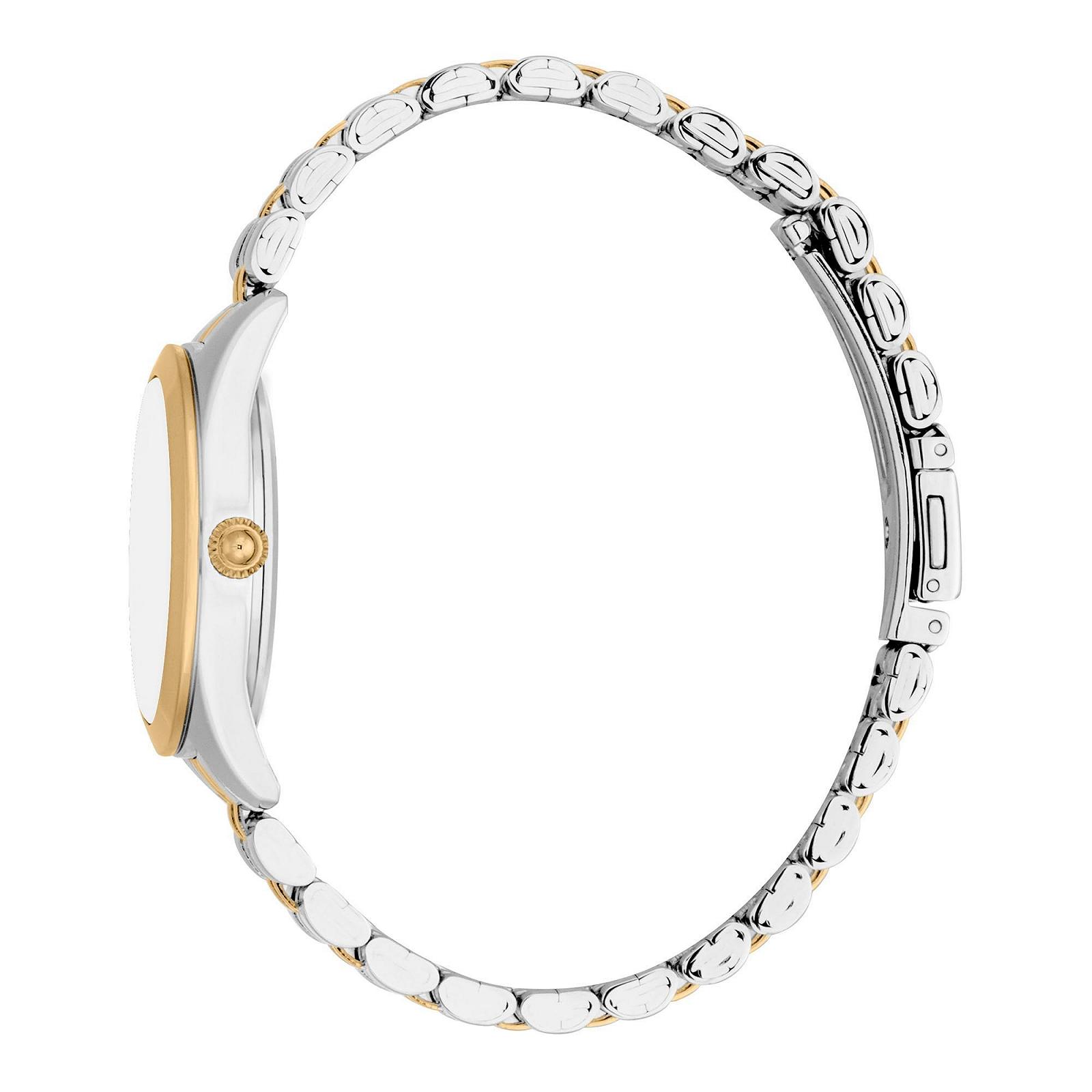 Женские аналоговые кварцевые часы Just Cavalli JC1L309M0075 Ремешок из нержавеющей стали, античный белый, фэшн, фото №2