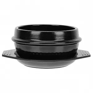 Каструля-сотейник TOYANDONA Керамічна з термостійкою підставкою для бібімбапу - Фото 1