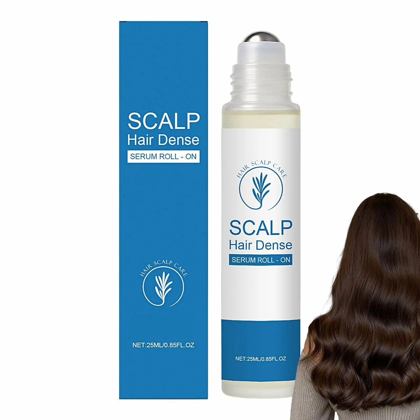 Олія для волосся для збільшення густоти, зволожуюча олія для шкіри голови, зручний ролик, 25 мл, фото №2