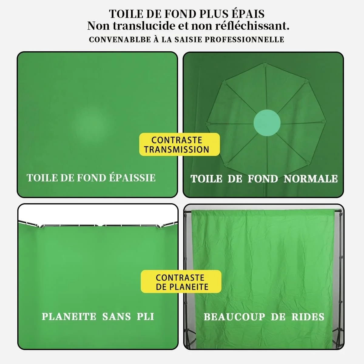 Система підтримки фону для фотостудії GSKAIWEN 7.87 x 13.12" Чорний, фото №5 Система підтримки фону для фотостудії GSKAIWEN 7.87 x 13.12" Чорний, фото №5